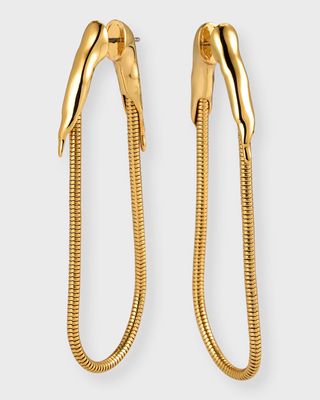 Drippy Chain Post Earrings