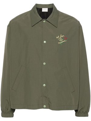 Drôle De Monsieur Esquisse water-repellent jacket - Green