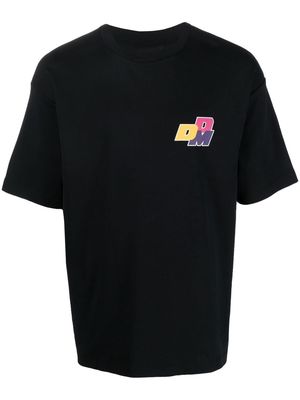 Drôle De Monsieur logo-print short-sleeve T-shirt - Black
