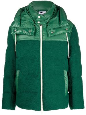Drome logo padded jacket - Green