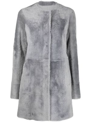 Drome reversible single-breasted coat - Grey