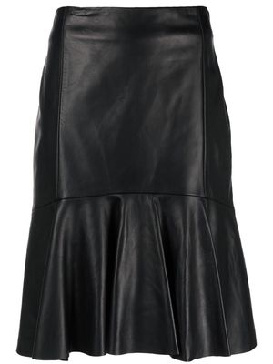 Drome ruffle-hem detail skirt - Black