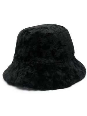 Drome shearling bucket hat - Black