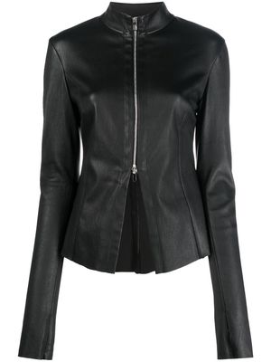 Drome zipped biker jacket - Black