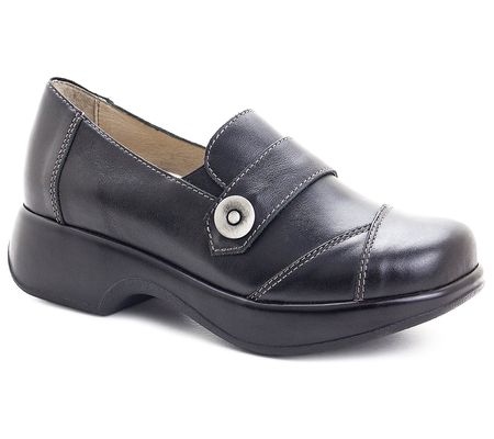 Dromedaris Leather Adjustable Buckle Shoes - St ella