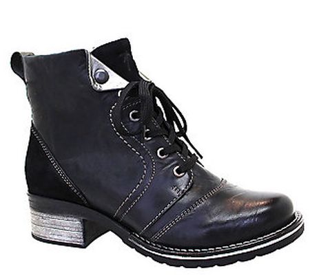Dromedaris Leather Ankle Boots - Zipper  Kariss a