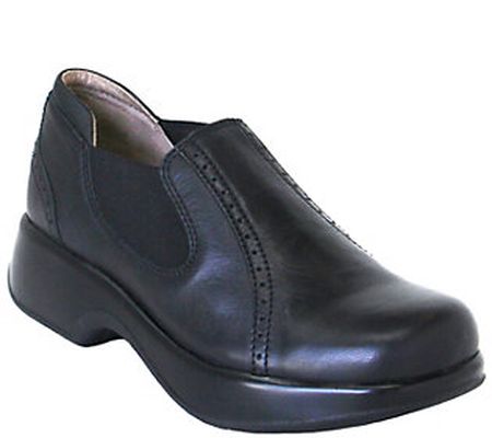 Dromedaris Leather Slip On Elastic Shoes - Falc on