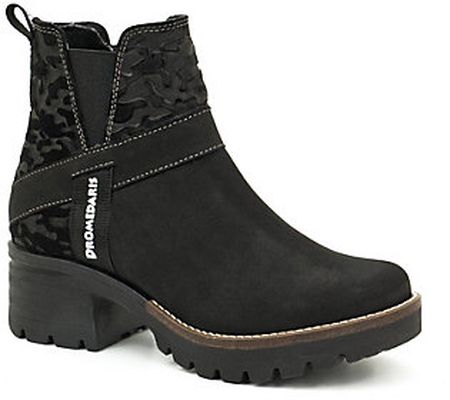 Dromedaris Side Zip Leather Ankle Boots - Katni ss