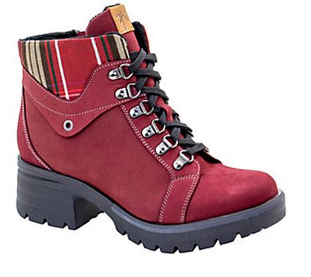 Dromedaris Side Zip Leather Boots - Kodiak Tart an