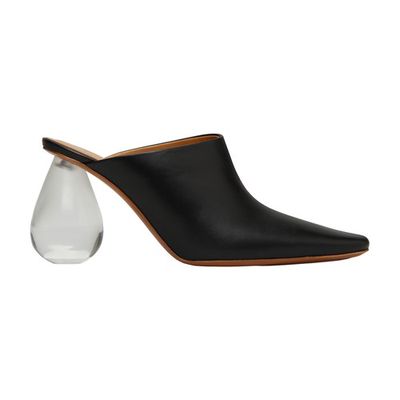 Drop heel mules