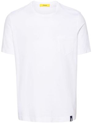 Drumohr appliqué-logo cotton T-shirt - White