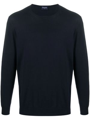 Drumohr Blue Cotton Jumper