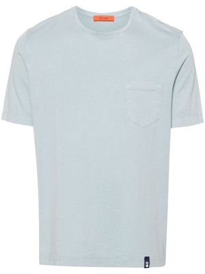 Drumohr chest-pocket cotton T-shirt - Blue