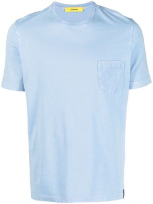 Drumohr crew-neck cotton T-shirt - Blue