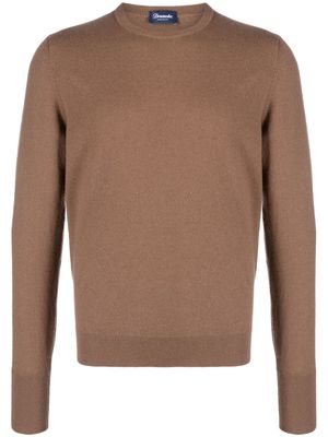 Drumohr fine-knit cashmere jumper - Brown