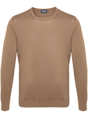Drumohr fine-knit jumper - Brown