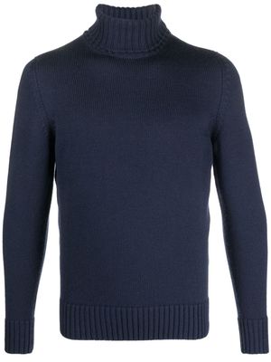 Drumohr fine-knit merino jumper - Blue