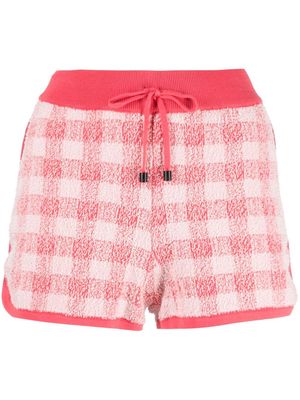 Drumohr gingham-check print shorts - Pink