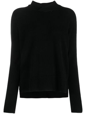 Drumohr high-neck cashmere jumper - Black