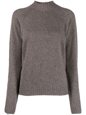 Drumohr high-neck wool jumper - Grey