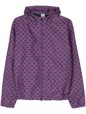 Drumohr hooded sports jacket - Purple
