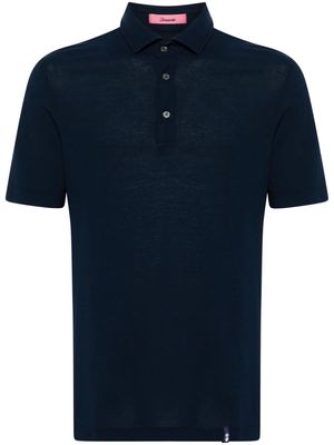 Drumohr jersey cotton polo shirt - Blue