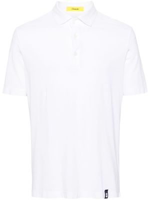 Drumohr jersey cotton polo shirt - White