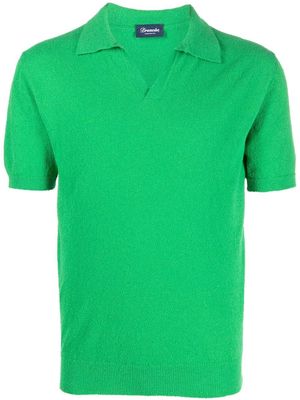 Drumohr jersey short-sleeved polo shirt - Green