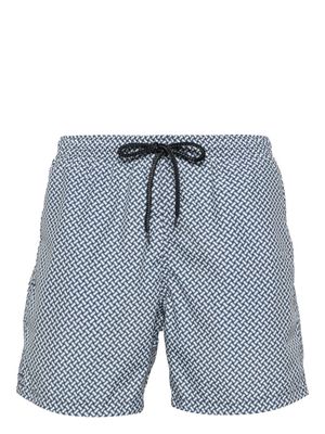 Drumohr logo-print swim shorts - White