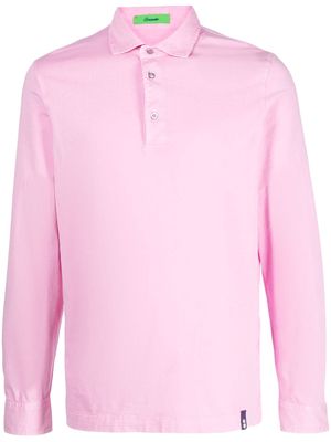 Drumohr long-sleeve cotton shirt - Pink
