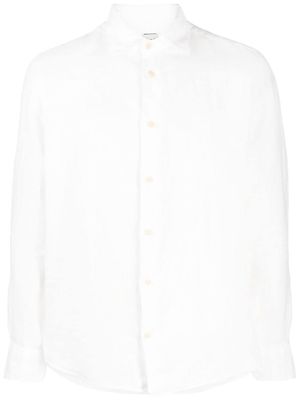 Drumohr long-sleeved linen shirt - White