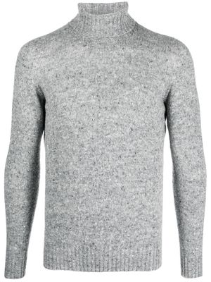 Drumohr marl-knit roll neck sweater - Grey