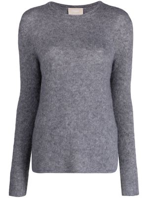 Drumohr mélange long-sleeved knitted jumper - Grey