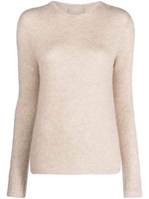 Drumohr mélange long-sleeved knitted jumper - Neutrals