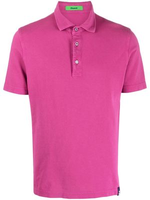 Drumohr one-tone polo shirt - Pink