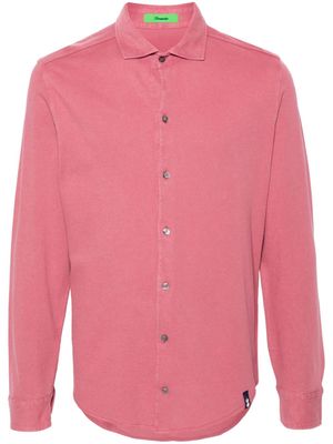 Drumohr piqué weave cotton shirt - Pink