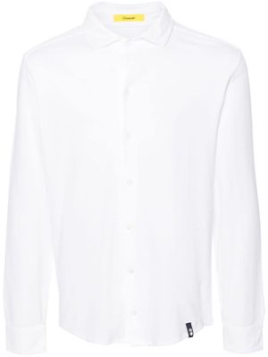 Drumohr piqué-weave cotton shirt - White