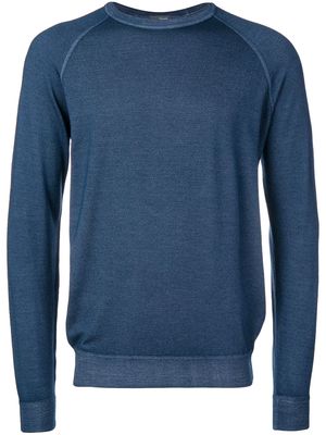 Drumohr raglan sweater - Blue