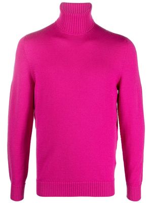 Drumohr rol neck knitted sweater - Pink