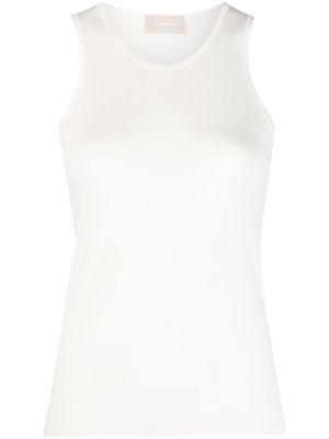 Drumohr round-neck knitted tank top - Neutrals