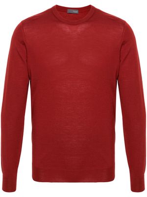 Drumohr round-neck merino-wool jumper - Red