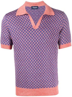Drumohr short-sleeve polo shirt - Orange