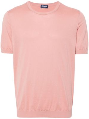 Drumohr short-sleeves fine-knit jumper - Pink