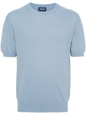 Drumohr terrycloth-effect T-shirt - Blue