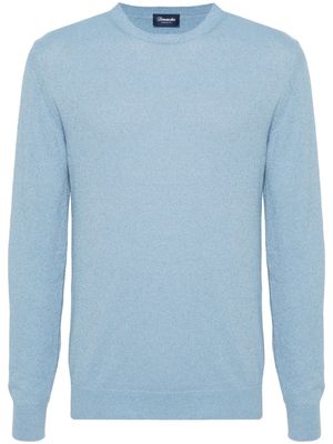 Drumohr textured-finish knit jumper - Blue
