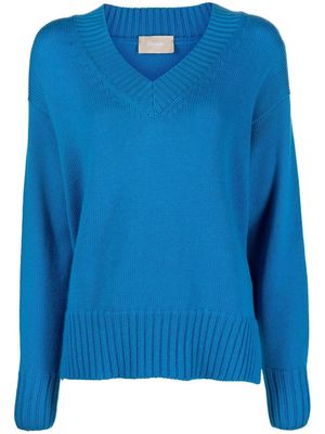Drumohr V-neck pullover sweater - Blue