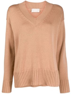 Drumohr V-neck pullover sweater - Brown