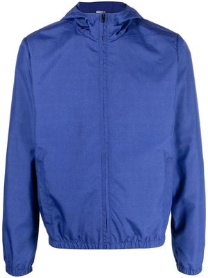 Drumohr zip-up hooded jacket - Blue