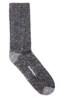 Druthers Merino Wool House Socks in Black