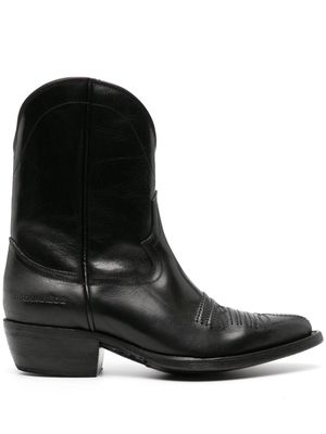 Dsquared2 50mm leather western boots - Black